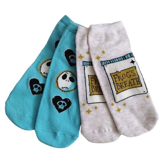 Disney The Nightmare Before Christmas 5 Pairs No Show Socks NWOT - Picture 5 of 7